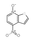 Thieno[2,3-b]pyridine,4-nitro-, 7-oxide结构式