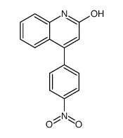 4-(4-nitrophenyl)-2-quinolinone结构式