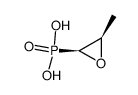 [[2S,3R,(+)]-3-Methyloxiran-2-yl]phosphonic acid结构式