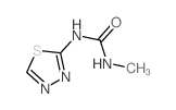Urea,N-methyl-N'-1,3,4-thiadiazol-2-yl-结构式