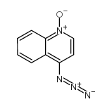 4-azidoquinoline 1-oxide structure