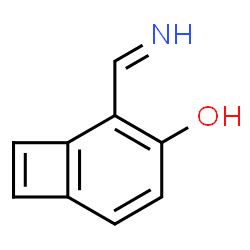 Bicyclo[4.2.0]octa-1,3,5,7-tetraen-3-ol, 2-(iminomethyl)- (9CI)结构式