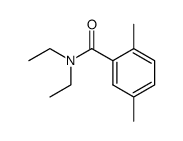 N,N-diethyl-2,5-dimethyl-benzamide结构式