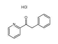 2-phenyl-1-[2]pyridyl-ethanone, hydrochloride结构式