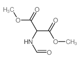 Propanedioic acid,2-(formylamino)-, 1,3-dimethyl ester结构式