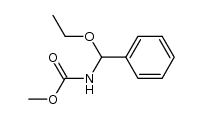 methyl N-(1-ethoxy-1-phenylmethyl)carbamate结构式