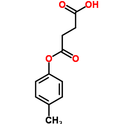 4-(4-Methylphenoxy)-4-oxobutanoic acid结构式