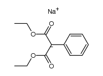 sodium diethyl-2-phenylmalonate结构式