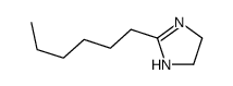 2-hexyl-4,5-dihydro-1H-imidazole结构式
