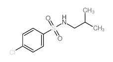 Benzenesulfonamide,4-chloro-N-(2-methylpropyl)- structure