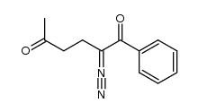 1-phenyl-2-diazo-1,5-hexanedione结构式