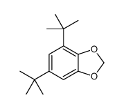 4,6-ditert-butyl-1,3-benzodioxole结构式