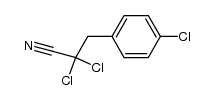 2,2-Dichlor-3-[4-chlor-phenyl]-propionitril Structure