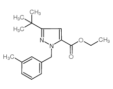 ETHYL 3-(TERT-BUTYL)-1-(3-METHYLBENZYL)-1H-PYRAZOLE-5-CARBOXYLATE picture