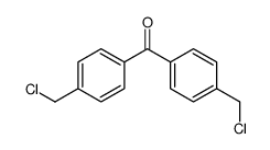 bis[4-(chloromethyl)phenyl]methanone Structure