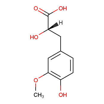 (S)-2-Hydroxy-3-(4-hydroxy-3-methoxyphenyl)propanoic acid图片