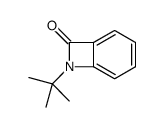 7-tert-butyl-7-azabicyclo[4.2.0]octa-1,3,5-trien-8-one结构式