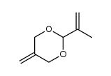 2-isopropenyl-5-methylene-[1,3]dioxane Structure