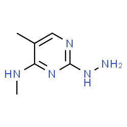 2(1H)-Pyrimidinone,5-methyl-4-(methylamino)-,hydrazone(9CI)结构式