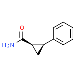 Cyclopropanecarboxamide, 2-phenyl-, (1R,2S)- (9CI) Structure