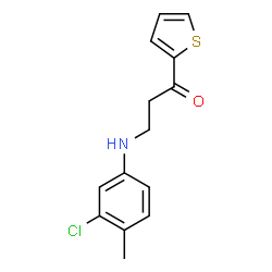 3-(3-chloro-4-methylanilino)-1-(2-thienyl)-1-propanone图片