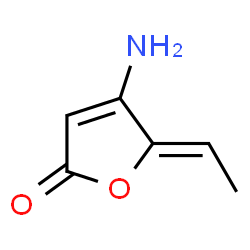 2(5H)-Furanone,4-amino-5-ethylidene-(9CI) Structure