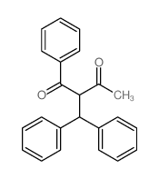 1,3-Butanedione,2-(diphenylmethyl)-1-phenyl-结构式