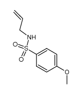 N-((p-methoxyphenyl)sulfonyl)allylamine结构式