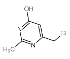 6-(chloromethyl)-2-methylpyrimidin-4-ol Structure