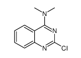 (2-氯-喹唑啉-4-基)-二甲胺结构式