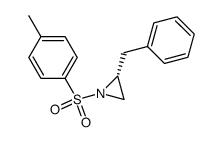 (R)-1-[(4-甲基苯基)磺酰基]-2-(苯基甲基)氮丙啶结构式