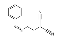 2-(2-phenyldiazenylethyl)propanedinitrile Structure