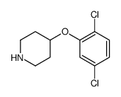 4-(2,5-二氯苯氧基)哌啶结构式