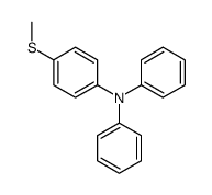 4-methylsulfanyl-N,N-diphenylaniline结构式