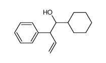 1-cyclohexyl-2-phenyl-3-buten-1-ol结构式
