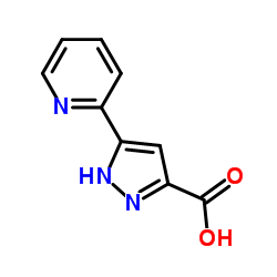 5-(2-Pyridinyl)-1H-pyrazole-3-carboxylic acid Structure