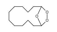 13,14,15-trioxa-bicyclo[10.2.1]pentadecane结构式