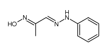 2-hydroxyimino-1-phenylhydrazonopropane Structure