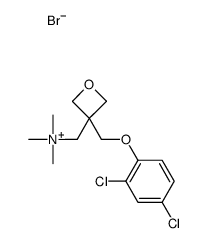 [3-[(2,4-dichlorophenoxy)methyl]oxetan-3-yl]methyl-trimethylazanium,bromide结构式