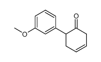 6-(3-methoxy-phenyl)-cyclohex-3-enone结构式