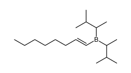 bis-(1,2-dimethyl-propyl)-oct-1-enyl-borane Structure