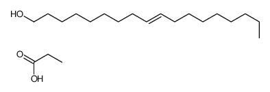 octadec-9-en-1-ol,propanoic acid结构式