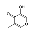 3-hydroxy-5-methylpyran-4-one Structure