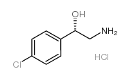Benzenemethanol, a-(aminomethyl)-4-chloro-, hydrochloride, (aS) Structure