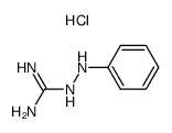 2-phenylhydrazine-1-carboximidamide hydrochloride结构式