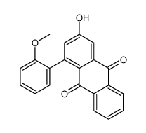 3-hydroxy-1-(2-methoxyphenyl)anthracene-9,10-dione结构式