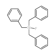 tribenzyl-fluoro-silane Structure
