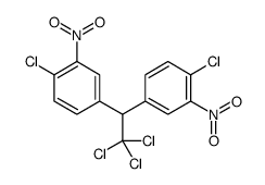 1-chloro-2-nitro-4-[2,2,2-trichloro-1-(4-chloro-3-nitrophenyl)ethyl]benzene Structure