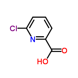 6-氯吡啶-2-羧酸结构式