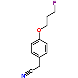 [4-(3-Fluoropropoxy)phenyl]acetonitrile结构式